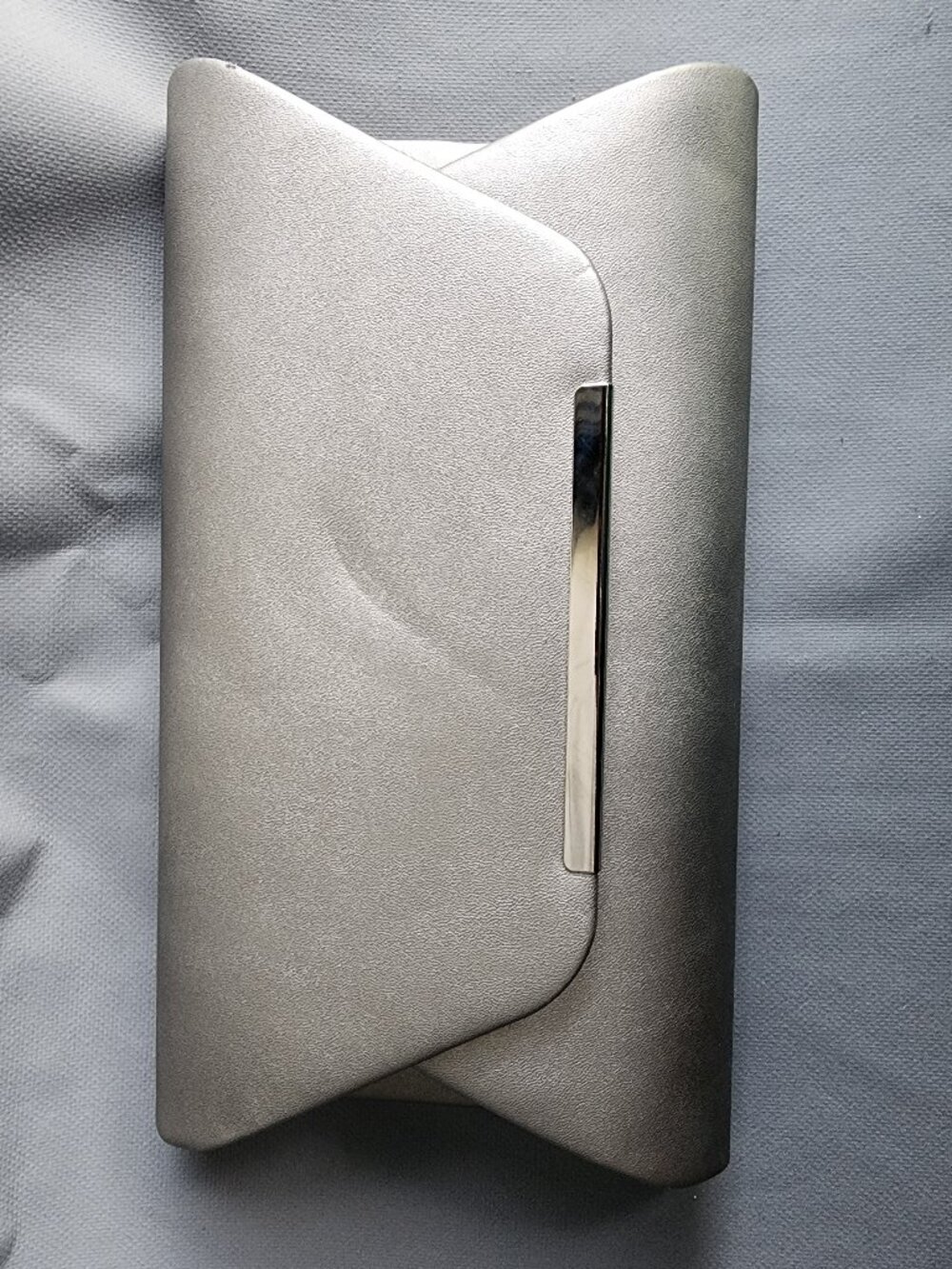 Silver Envelope Clutch